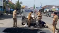 Gerak Sigap DPU PR Lewat UPJI VIII Perbaiki Jalan Berlubang di Lingkar Kota Comal