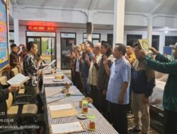 Resmi Dilantik! Panitia Pilkades Kendalsari Angkat Sumpah, Camat Petarukan Tegaskan Netralitas