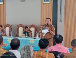 Matangkan Pilkades Serentak 2026, Camat Petarukan Muhibin Kumpulkan Forkopimcam dan Kades