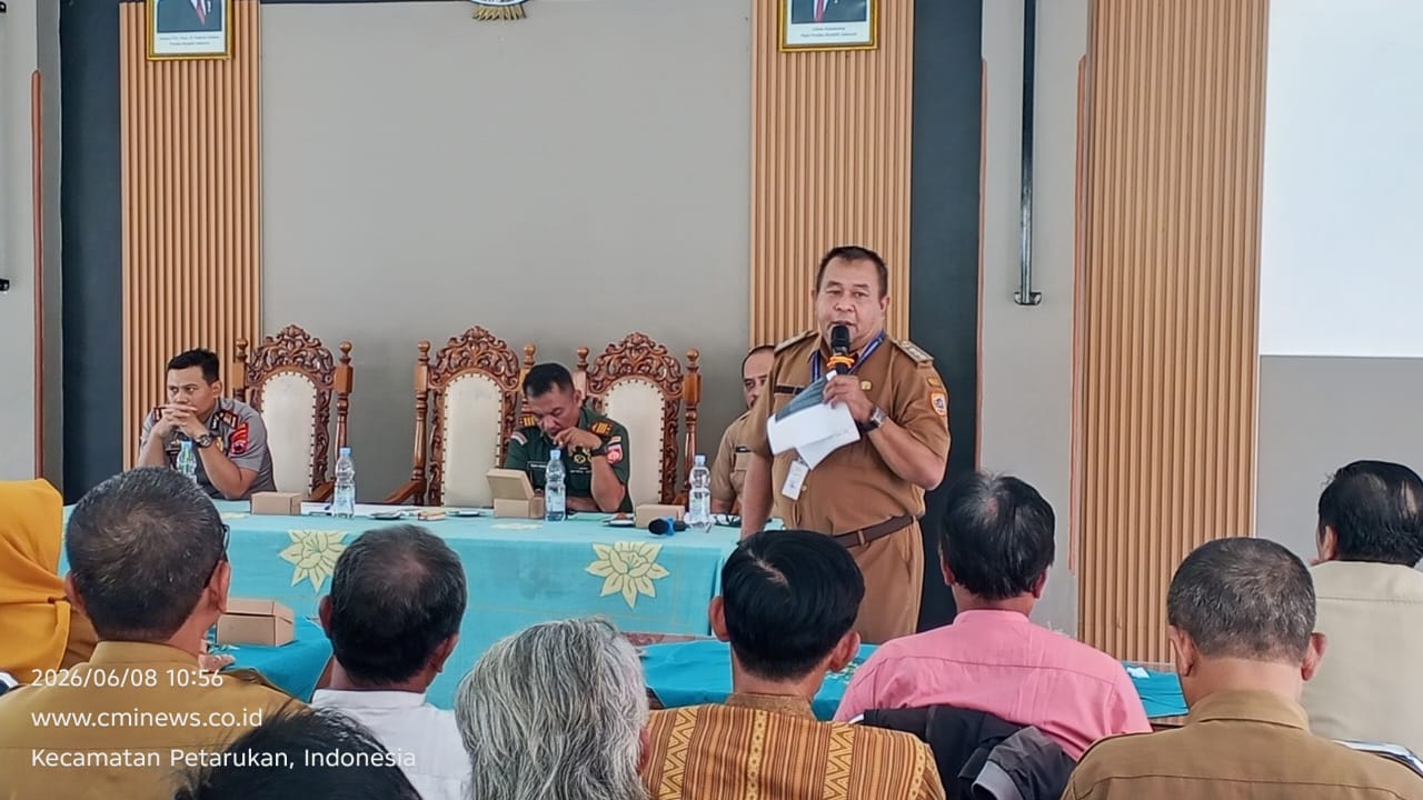 Matangkan Pilkades Serentak 2026, Camat Petarukan Muhibin Kumpulkan Forkopimcam dan Kades