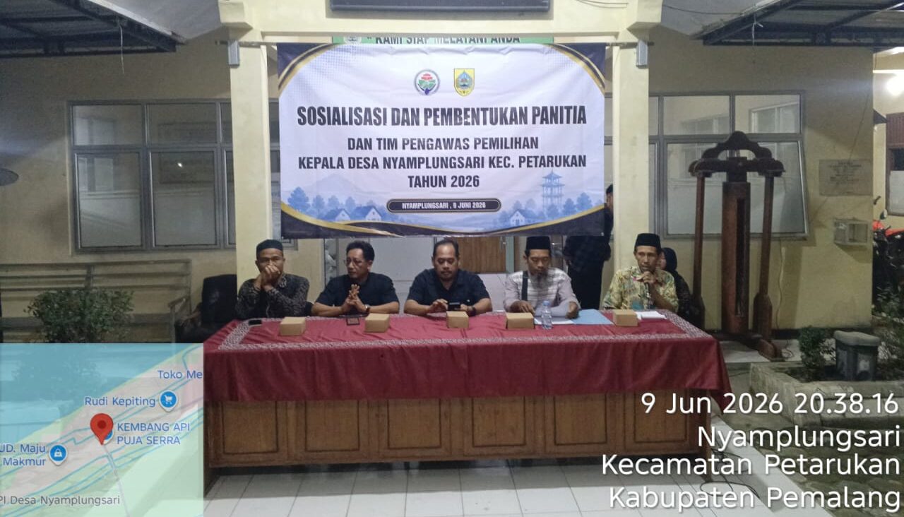 Menuju Pilkades Serentak Pemalang 2026: Panitia Desa Nyamplungsari Resmi Terbentuk