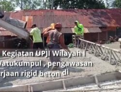 Tingkatkan Kualitas Infrastruktur, DPUPR Pemalang Kebut Pekerjaan Rigid Beton Ruas Jalan Gejos-Tlagasana