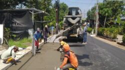 Lebih Lebar dan Kuat, Jalan Iser–Kendalsari Pemalang Masuki Tahap Pengecoran