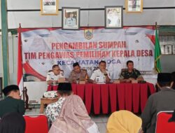 Pelantikan Timwas Pilkades Kecamatan Moga, Camat Drajat Ingatkan Aturan dan Larangan