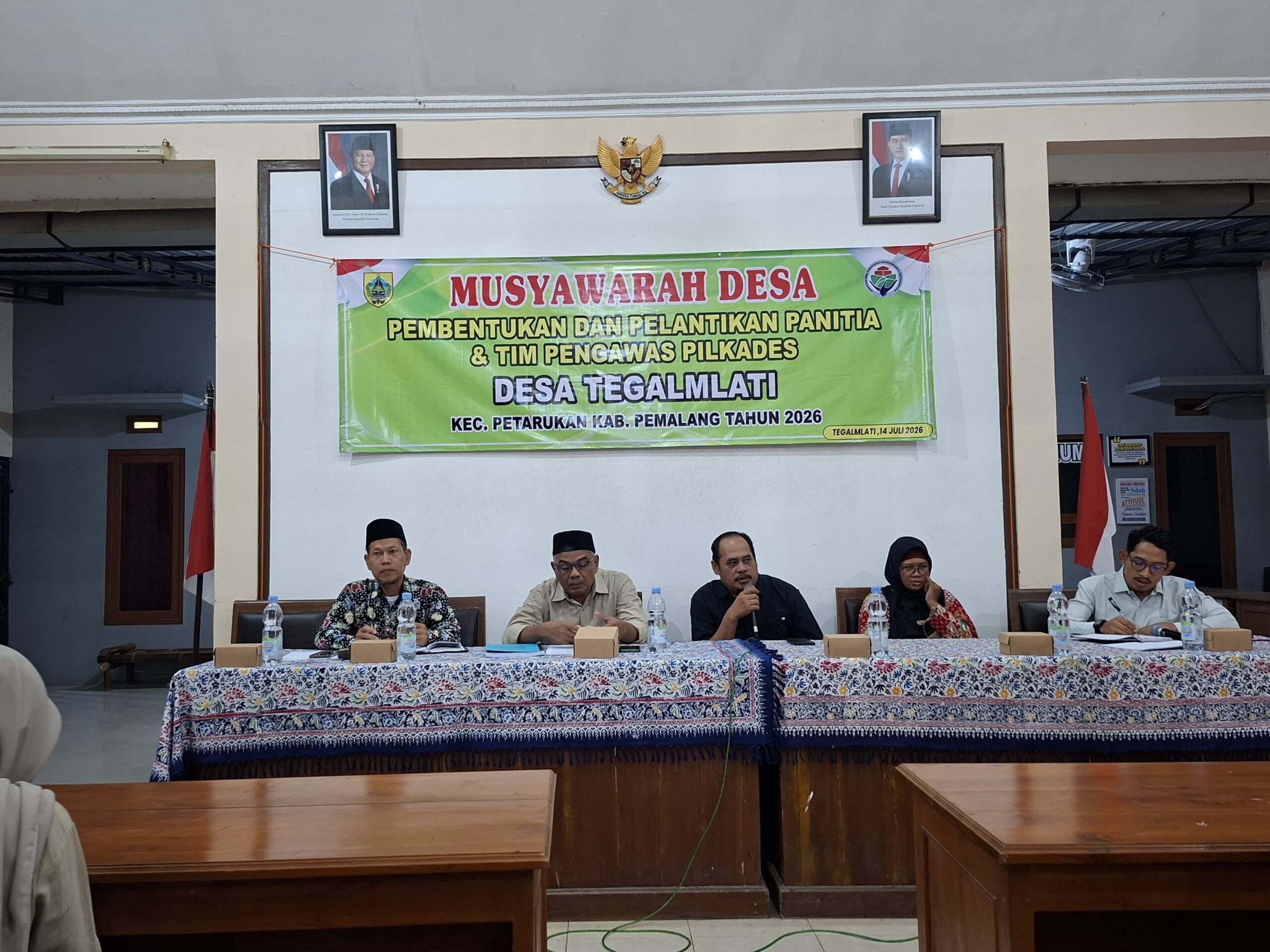 Bergerak Paralel, Sekcam Petarukan Fasilitasi Pembentukan Panitia Pilkades TegalMlati